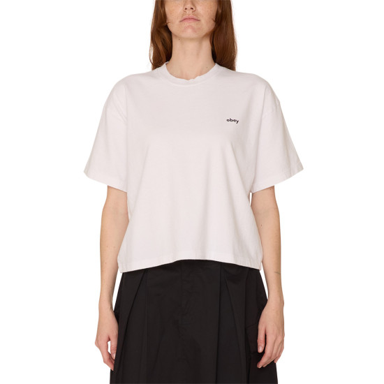Obey Γυναικεία κοντομάνικη μπλούζα Water Color Flower Tee